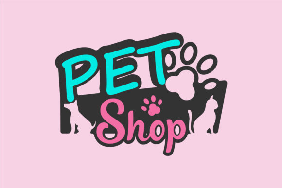 Review: Lettering Pet Shop Advertising Logo for Embroidery