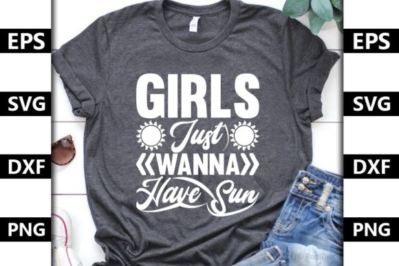Review: Summer Quote SVG Design, Girls Just Wanna Have Sun