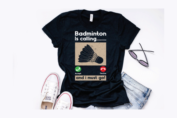 Reviewing Badminton Calling Quote Design for Stitching