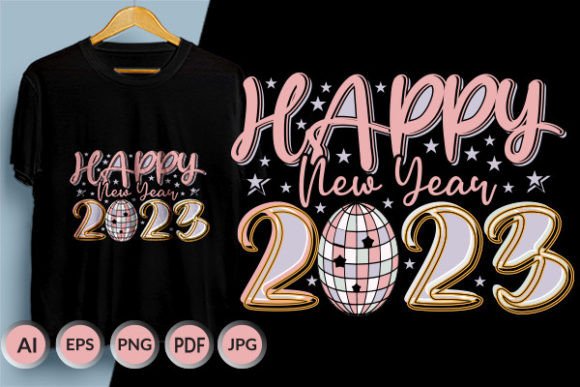 Reviewing Happy New Year 2023 Design 13 for Embroidery