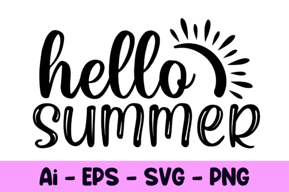 Reviewing Hello Summer T-shirt Svg for Embroidery