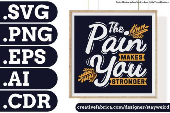 Reviewing The PAIN... QUOTE SVG PNG EPS AI CDR for Embroidery