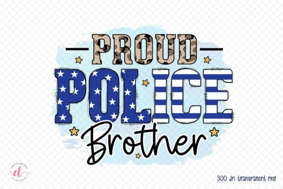Reviewing the Proud Police Brother PNG for Embroidery